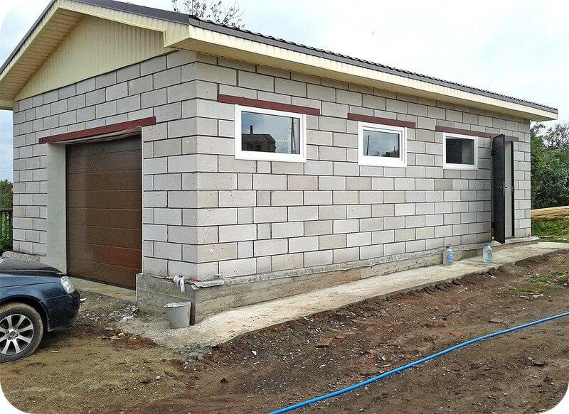 Сарай из газобетона: как сделать