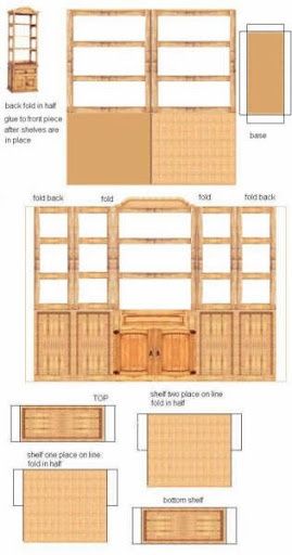 dollhouse furniture | Paper doll house dollhouse furniture | Paper doll house