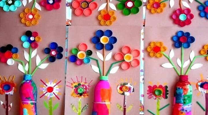 Поделки из крышек от пластиковых