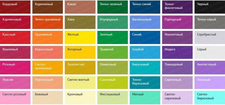 Babyblog | Таблица цветов, Дизайн, Оттенки Babyblog | Таблица цветов, Дизайн, Оттенки