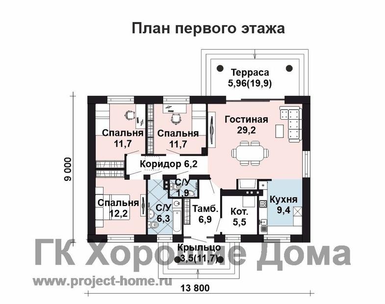 AS-2585 - проект дома из газобетона с AS-2585 - проект дома из газобетона с