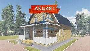 Дом Дом из профилированного бруса 9*9 и террасой 3*9 152.2м2