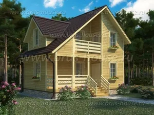 Дом Каркасный дом Д-63 96м2