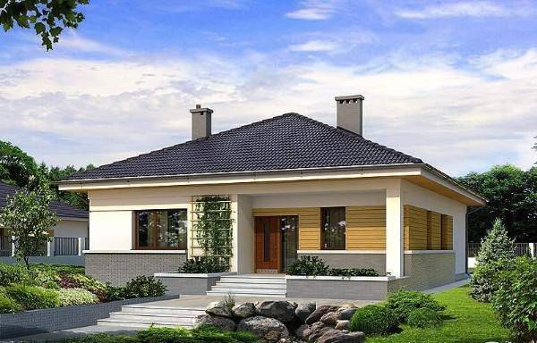 Фасады одноэтажных домов и их Фасады одноэтажных домов и их