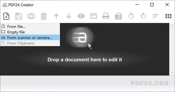 PDF24 Creator Twain Import