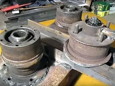Трубогиб из автомобильных ступиц