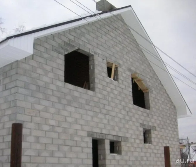 строительство дома из газобетонных блоков